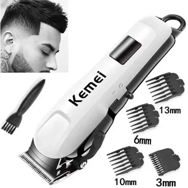 Kemei Km-809A Digital Electric ac/dc Rechargeable Professional Hair Clipper Trimmer