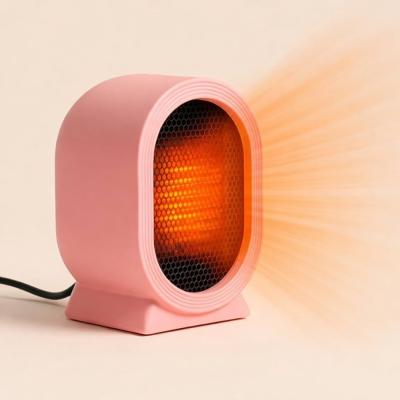 Portable Mini Space Heater, Pink, Electric, 800W