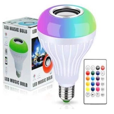 Bluetooth Speaker Bulb - Remote Control Color Changing Bulb With Bluetooth Speaker - LED Music Bulb