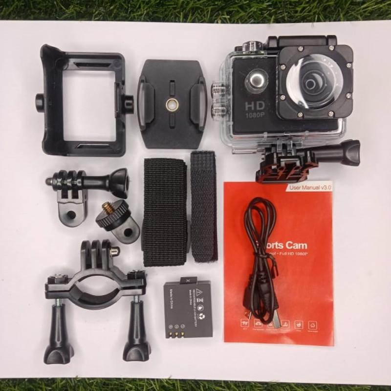 Action Camera Waterproof 30m Mini Camera Full HD 1080P Action Sport Camcorder Outdoor gopro style 2" Screen Cam Recorder DV resistant 30fps