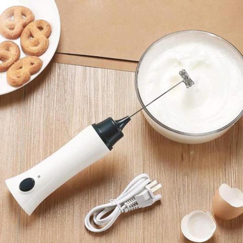 Electric egg coffee mixer rechargeable eggbeater 10 inch long