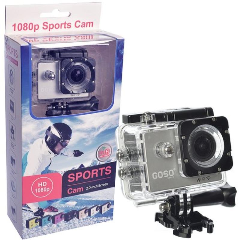 Action Camera Waterproof 30m Mini Camera Full HD 1080P Action Sport Camcorder Outdoor gopro style 2" Screen Cam Recorder DV resistant 30fps