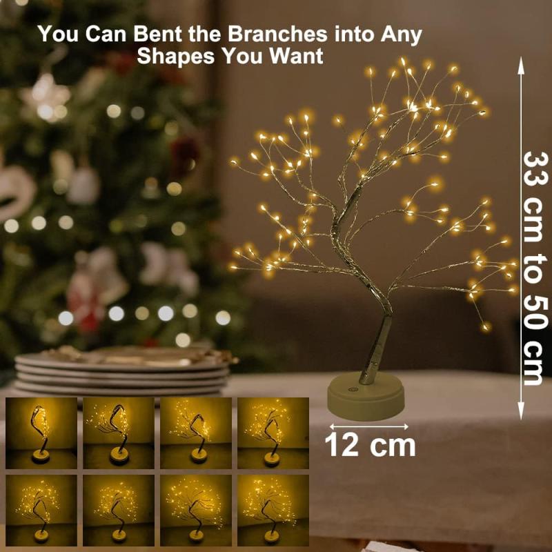 HONPHIER 108 LED Warm White Tree Lamp