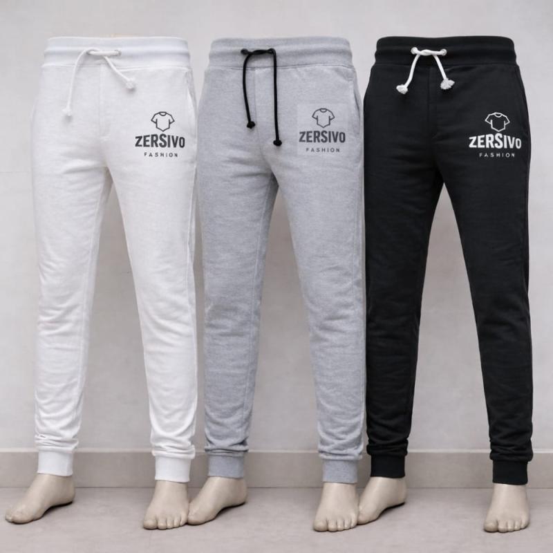Zersivo Fashion Men’s Stylish Casual Sweatpants – 3 PCS Combo