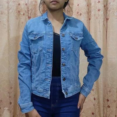 Ladies Fashionable Winter Denim Jeans Jacket